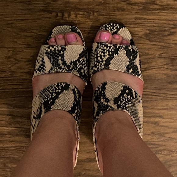 Madden Girl Snake Print Heels - Picture 7 of 7